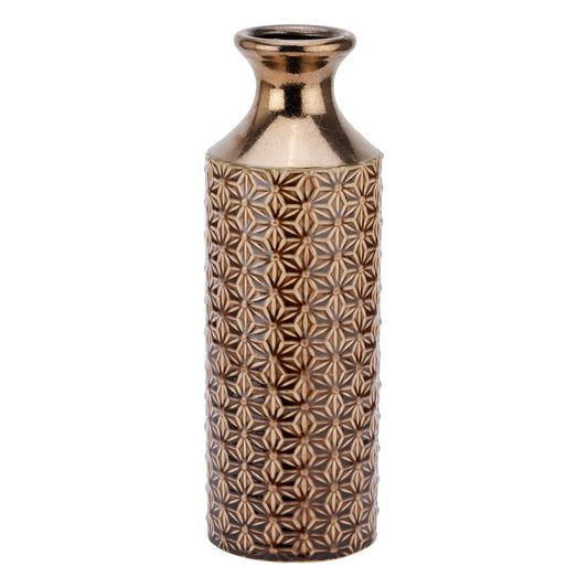 Seville Collection Caramel Fluted Vase - Ashton and Finch