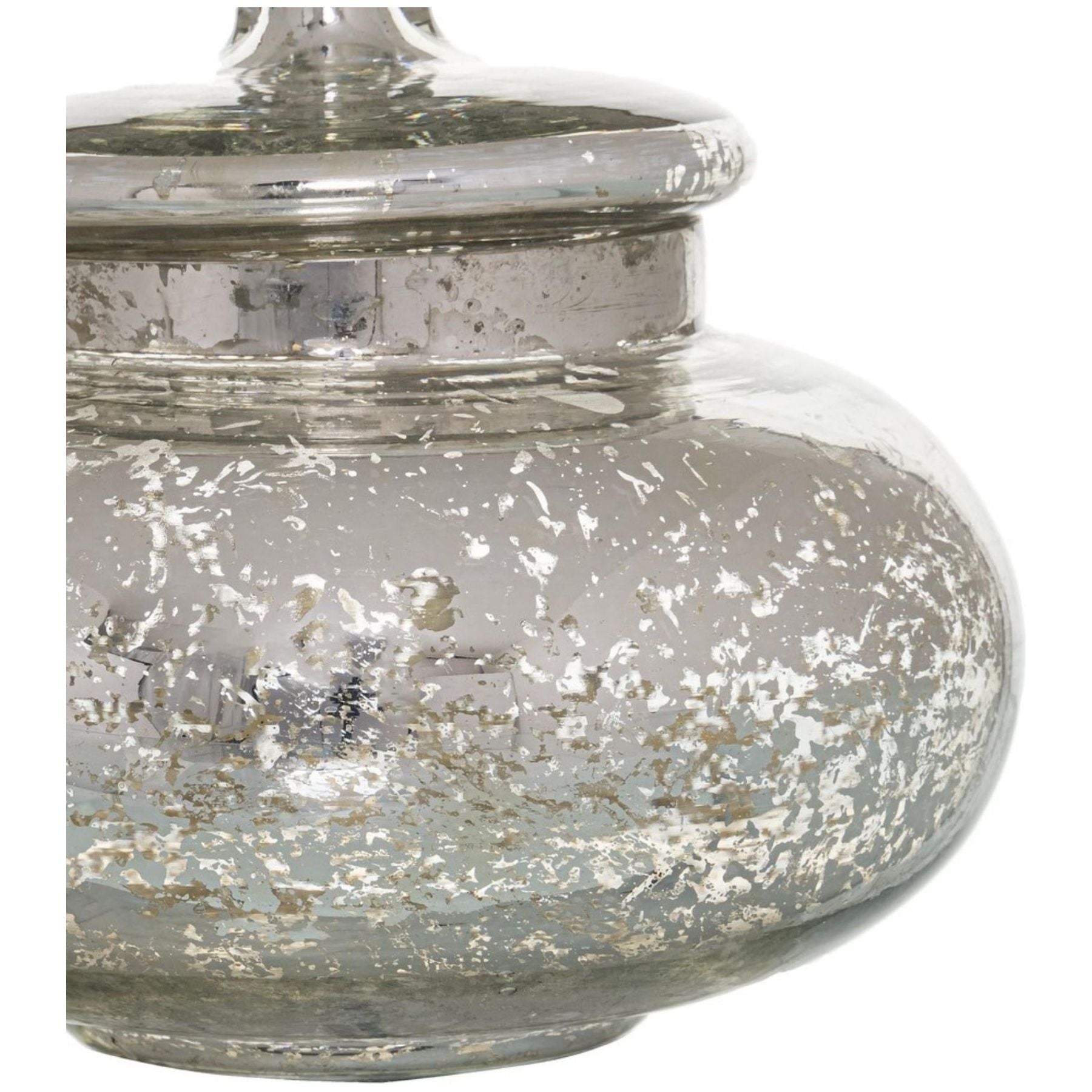 Small Silver Squat Trinket Jar - Ashton and Finch