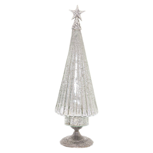 The Noel Collection Footed Glass Decorative Tree - Ashton and Finch