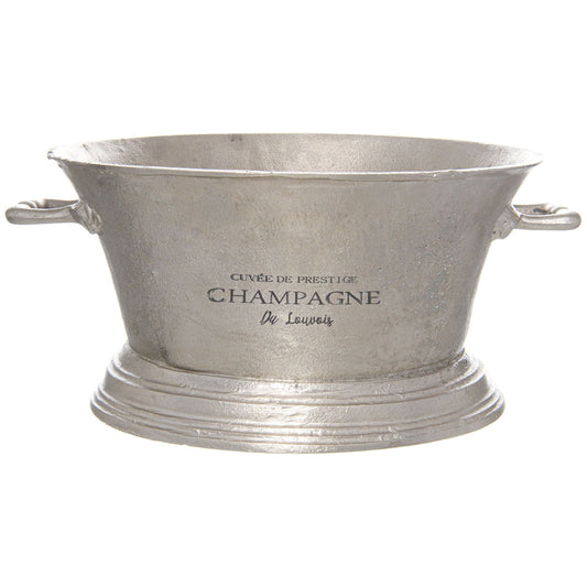 Large Antique Pewter Champagne Cooler - Ashton and Finch