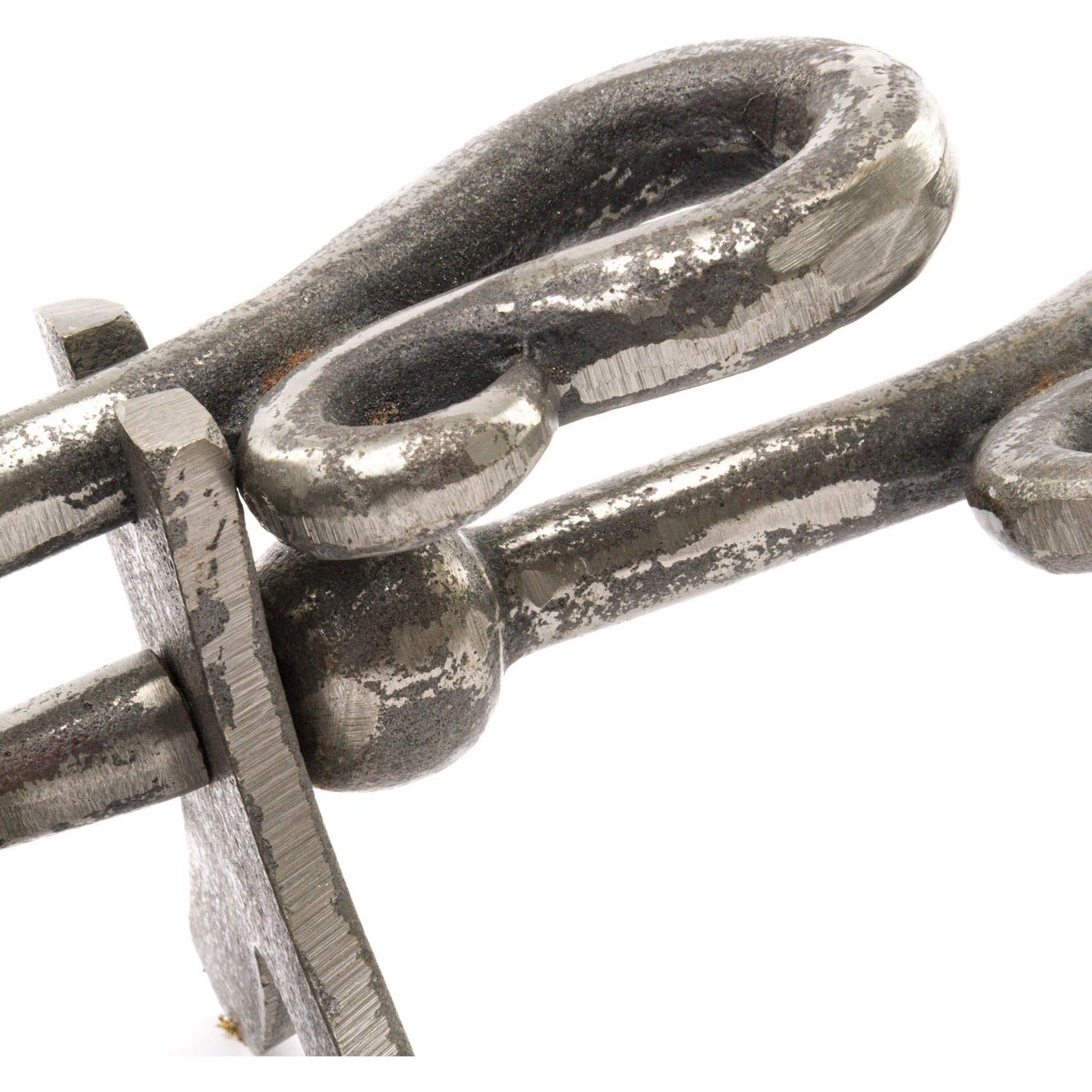Antique Pewter Crook Handled Hearth Tidy - Ashton and Finch