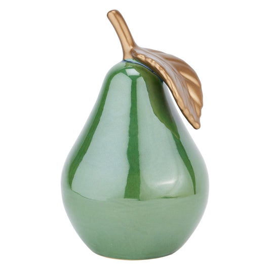 Large Ceramic Green Pear - Ashton and Finch