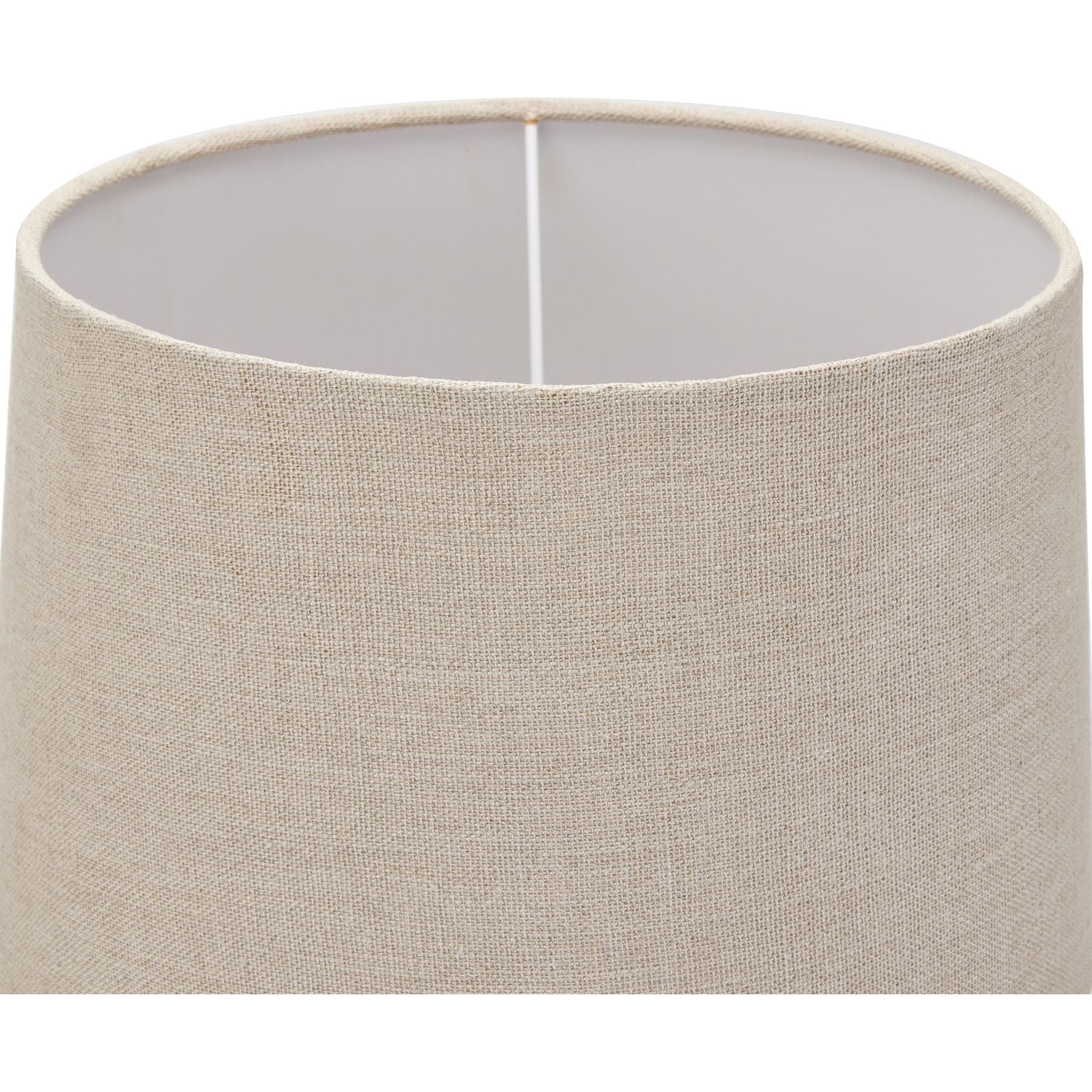 Delaney Natural Wash Candlestick Lamp With Linen Shade - Ashton and Finch