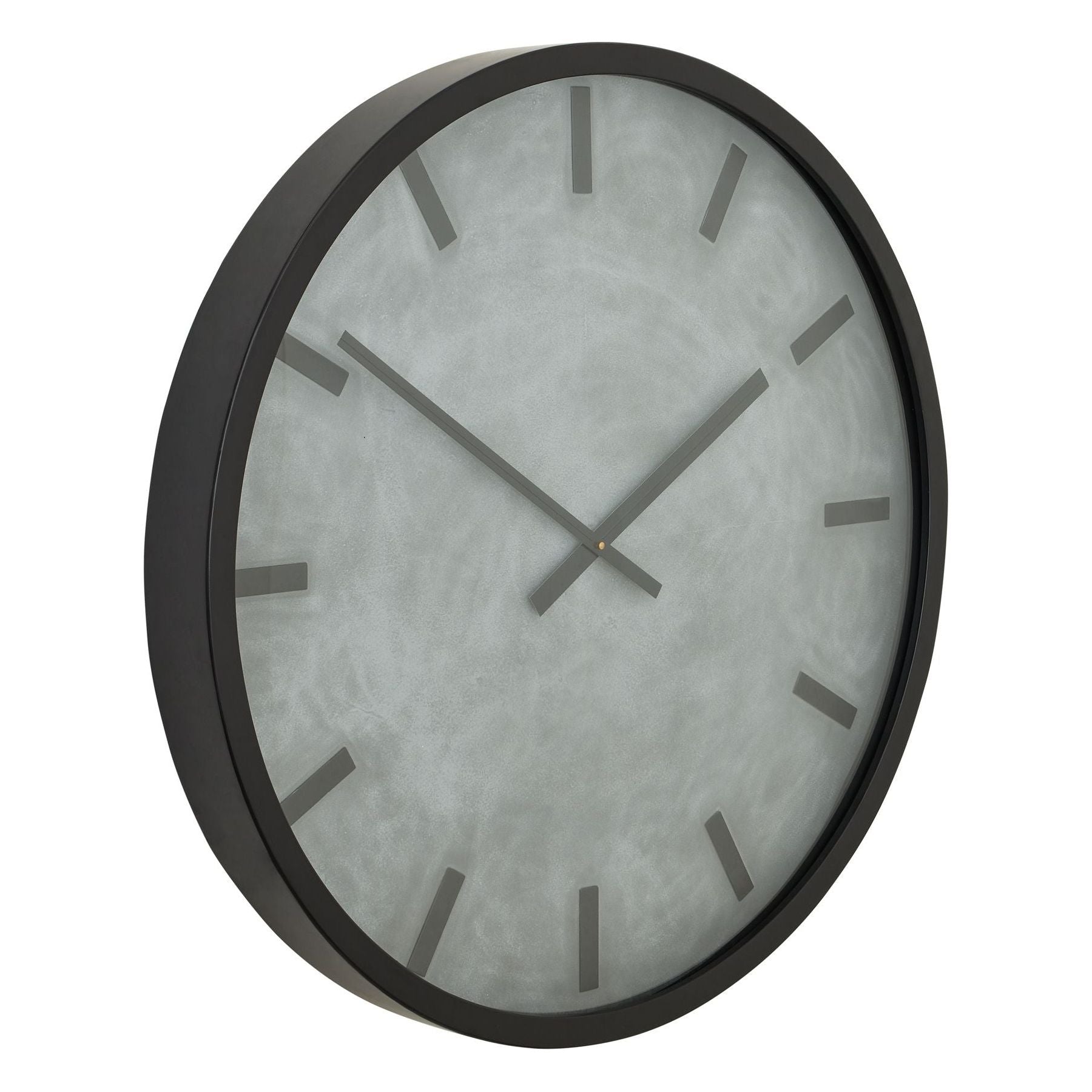 Large Concrete Effect Station Clock - Ashton and Finch