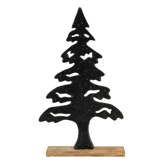 The Noel Collection Large Cast Tree Black Ornament - Ashton and Finch