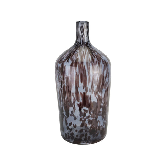 Black Dapple Bottle Vase - Ashton and Finch