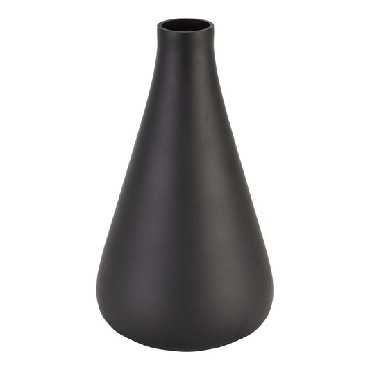 Black Tapered Tall Glass Vase - Ashton and Finch