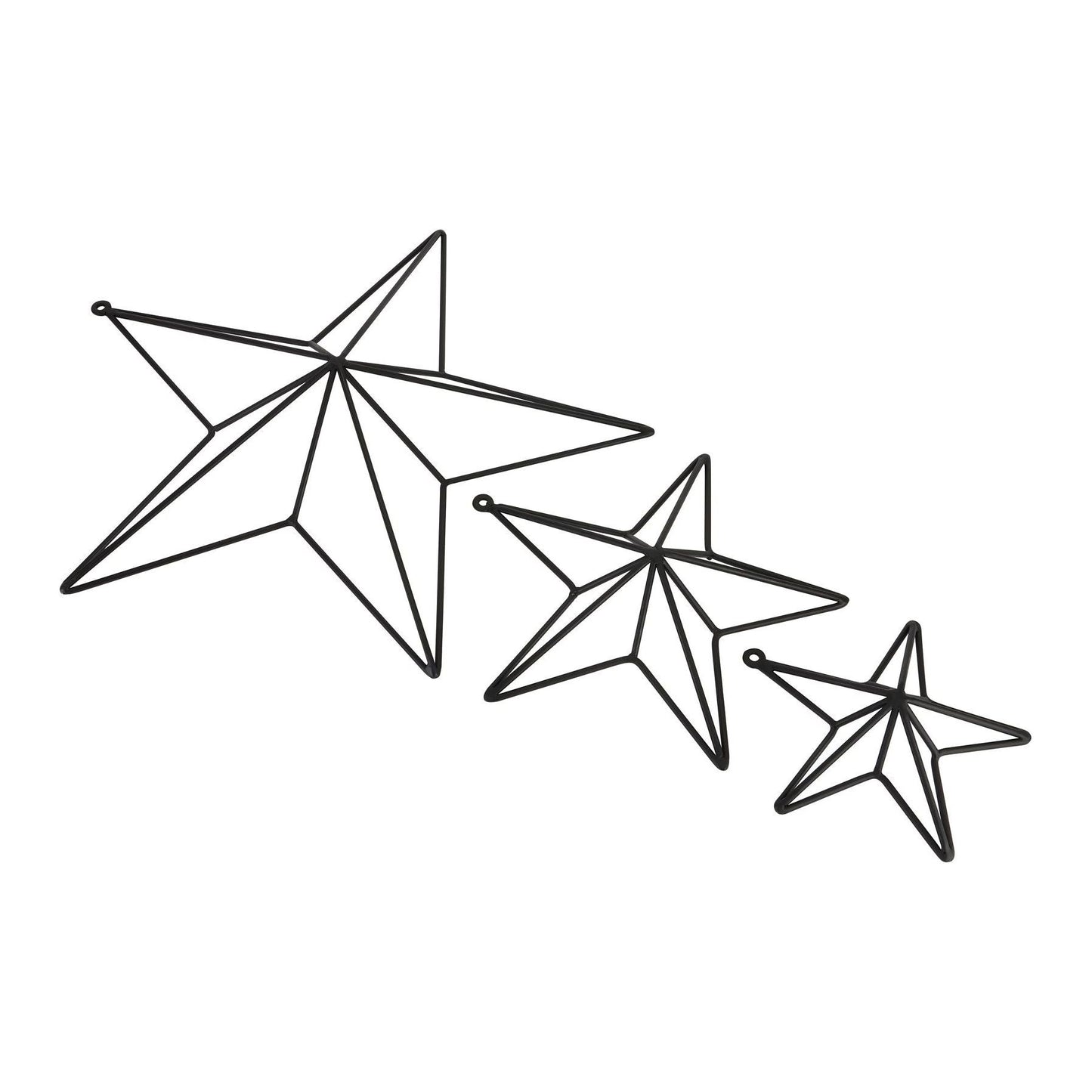 Matt Black Convexed Large Star Frame - Ashton and Finch