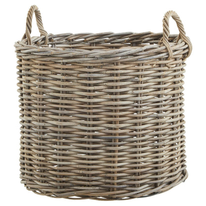 Set of 3 Kubu Rattan Round Storage Baskets - Ashton and Finch
