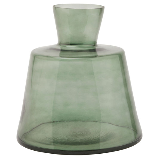 Smoked Sage Glass Large Ellipse Vase - Ashton and Finch