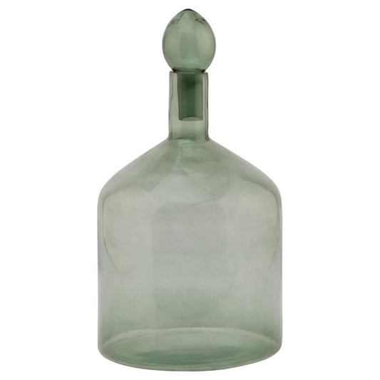 Smoked Sage Glass Bottle With Stopper - Ashton and Finch