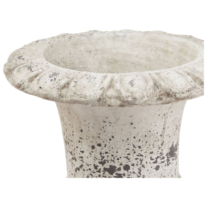 Large Fluted Stone Ceramic Urn - Ashton and Finch