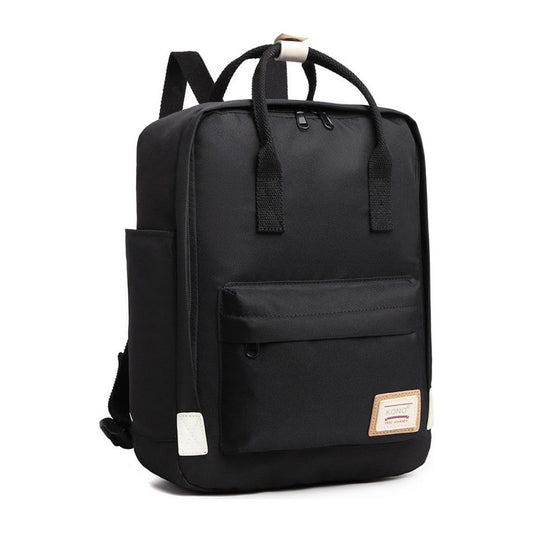 Large Polyester Laptop Backpack - Black - Ashton and Finch