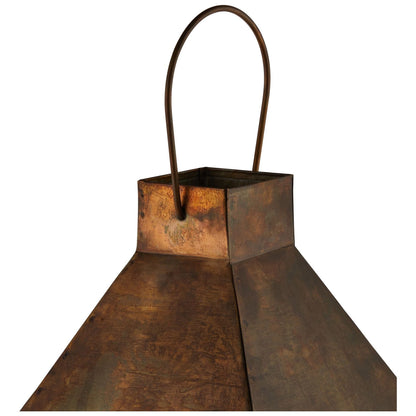 Burnished Brass Medium Lantern - Ashton and Finch