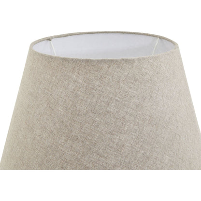 Darcy Antique White Candlestick Table Lamp With Linen Shade - Ashton and Finch