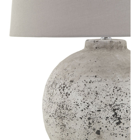 Tiber Large Stone Ceramic Lamp - Ashton and Finch