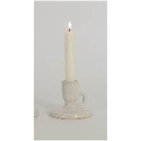 Ceramic Taper Candle Holder  With Handle - Ashton and Finch