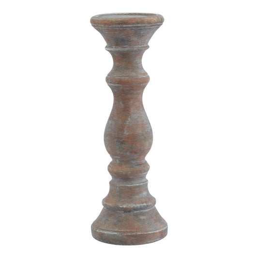 Siena Brown  Column Candle Holder - Ashton and Finch