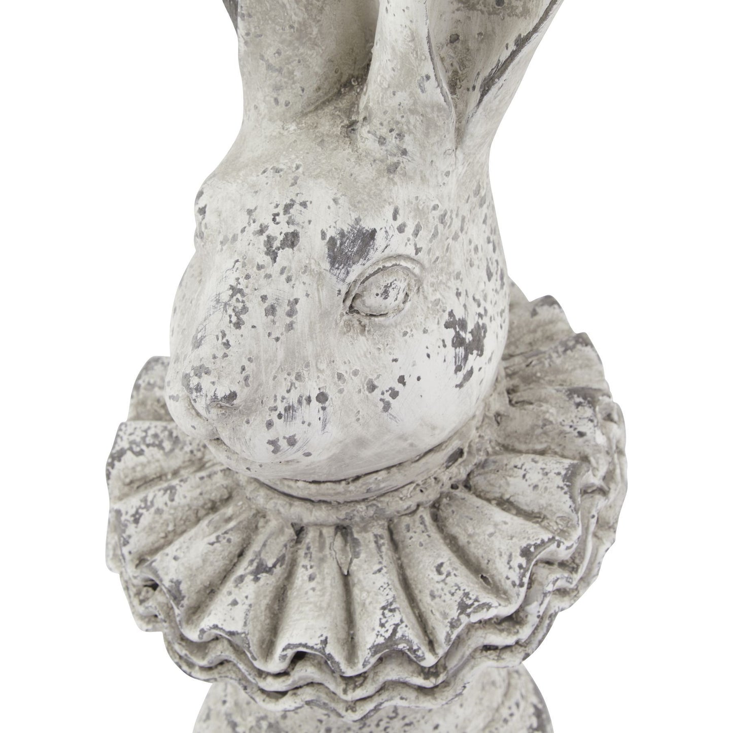 Stone Effect Ruffle Hare Ornament - Ashton and Finch