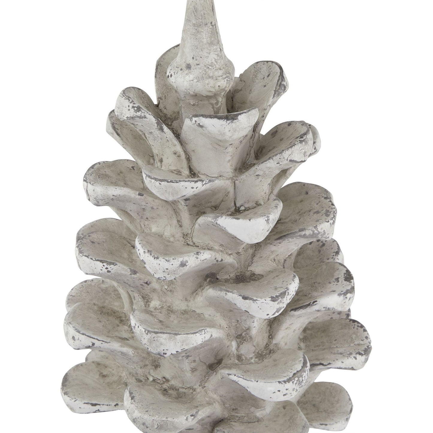 Large Stone Effect Open Pinecone Ornament - Ashton and Finch