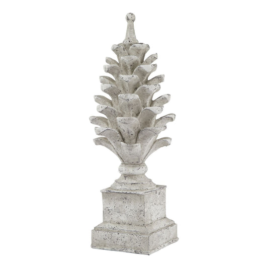 Large Stone Effect Open Pinecone Ornament - Ashton and Finch
