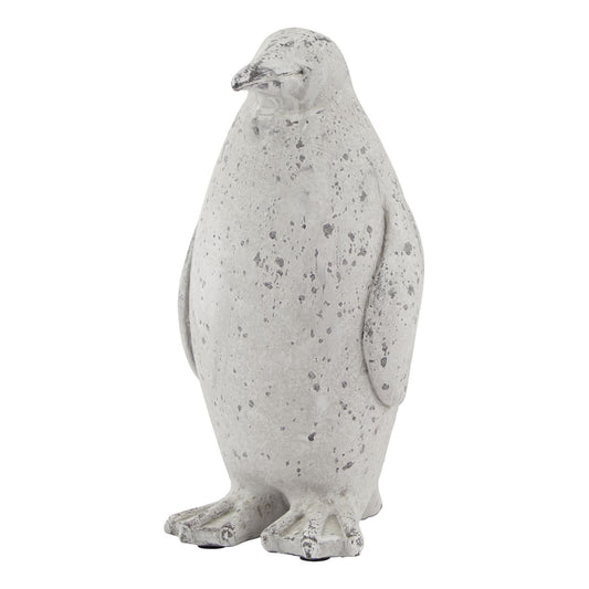 Medium Grey Stone Effect Penguin Statue - Ashton and Finch