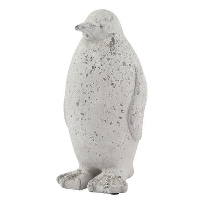 Large Grey Stone Effect Penguin Statue - Ashton and Finch