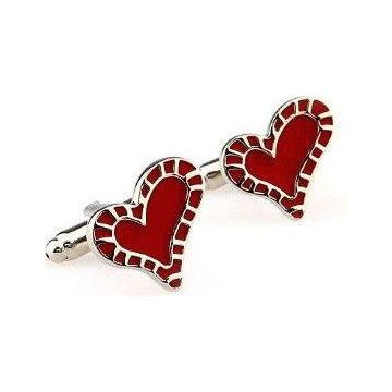 Red Heart Cufflinks - Ashton and Finch