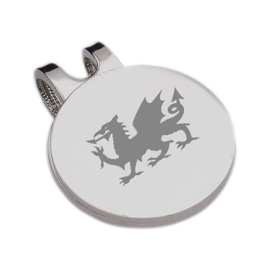 Welsh Dragon Magnetic Golf Ball Marker and Hat Clip - Ashton and Finch