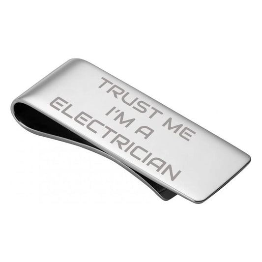 Trust Me I'm A Electrician Money Clip - Ashton and Finch