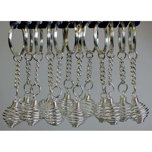 Spiral Cage Key-rings ( pack of 12) - Ashton and Finch