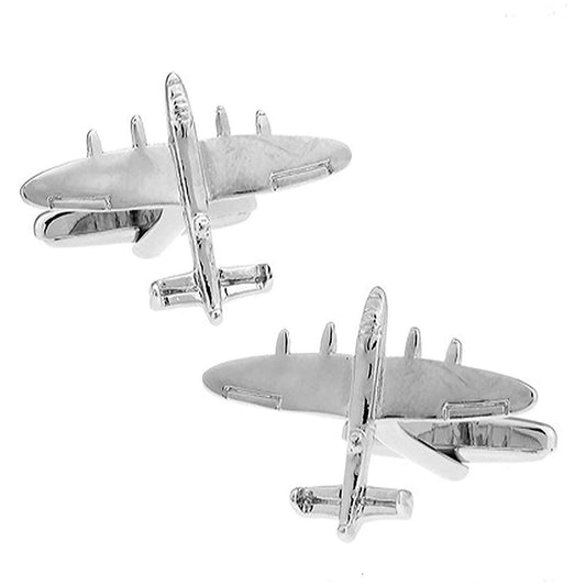 Lancaster Bomber Aeroplane Cufflinks - Ashton and Finch