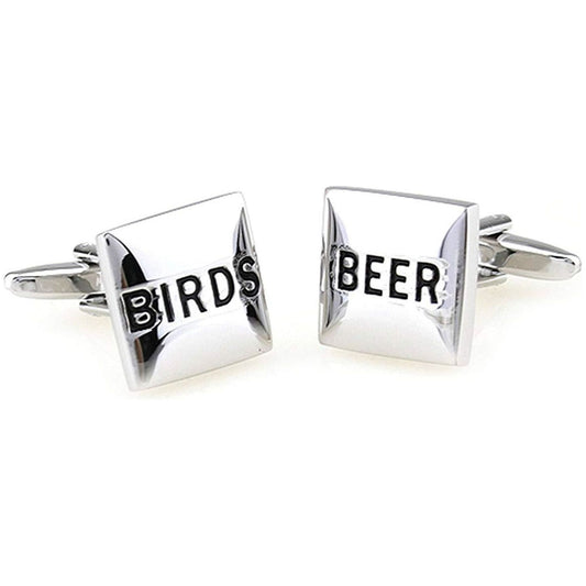 Birds and Beer Cufflinks - Ashton and Finch