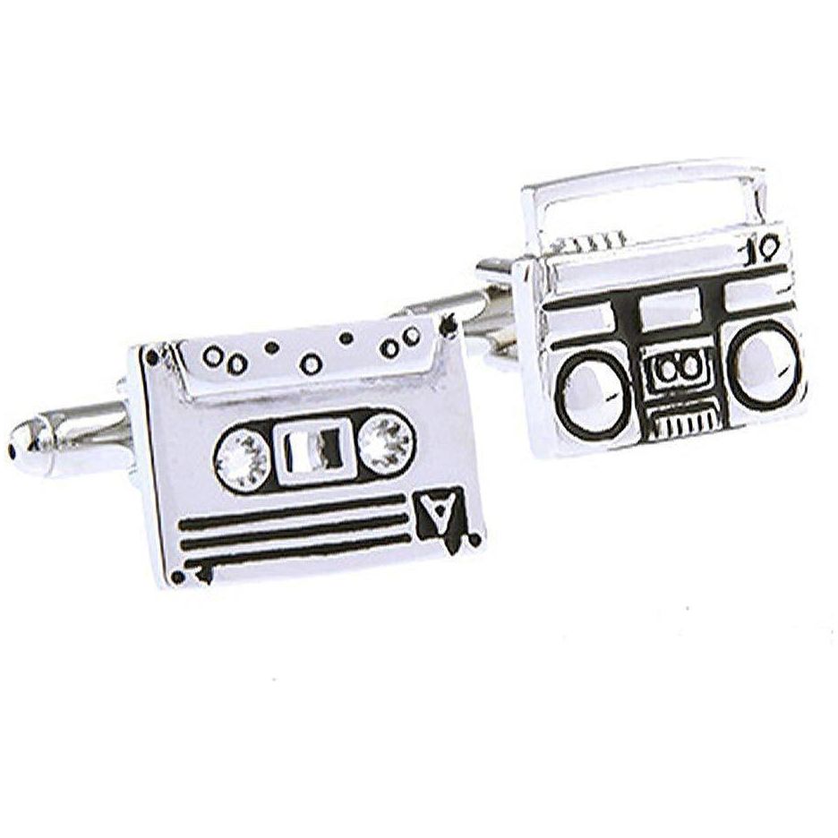 Cassette and Tape Deck Cufflinks - Ashton and Finch