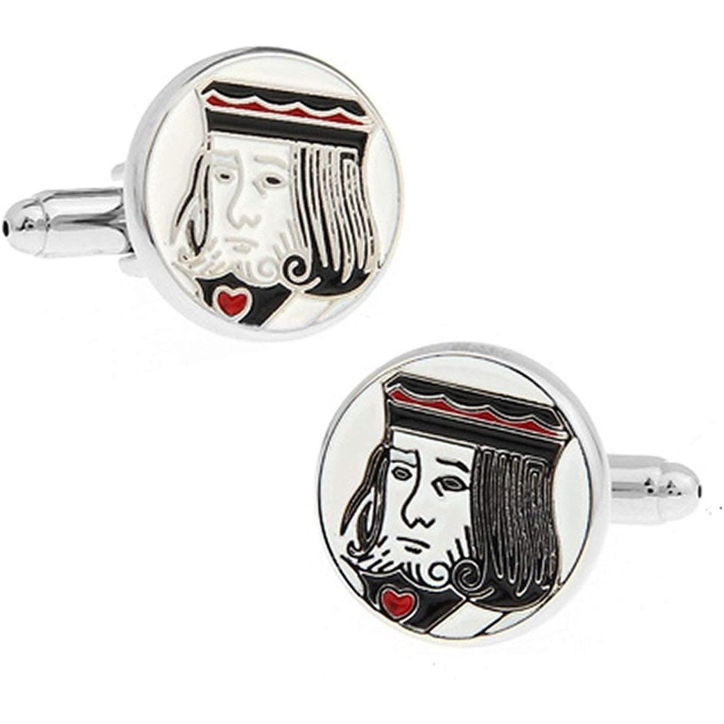 King of Hearts Cufflinks - Ashton and Finch