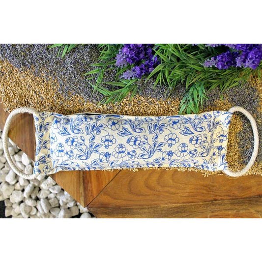 Natural Cotton Wheat Bags - Blue - Ashton and Finch