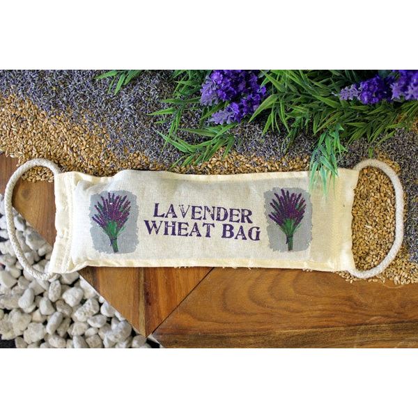 Natural Cotton Wheat Bags - Lavender - Ashton and Finch