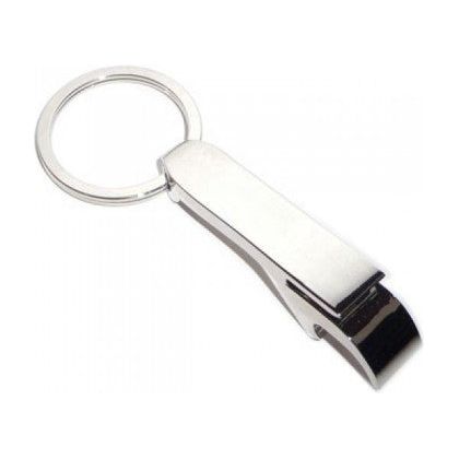 Silver Finish Bottle Opener Keyring Engraved and Personalised - Ashton and Finch