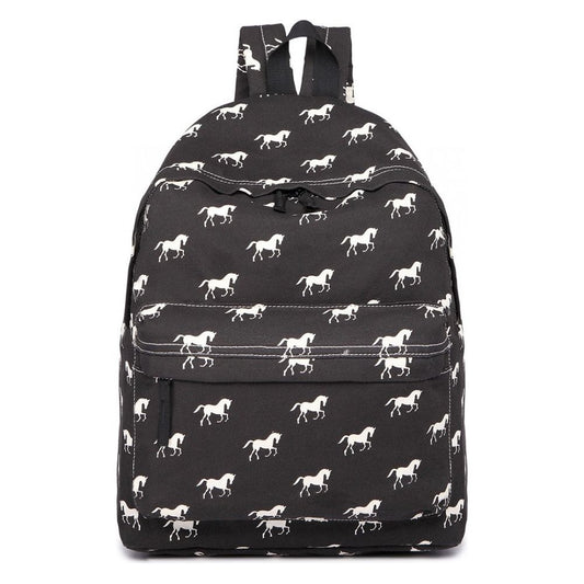 Large Backpack Horse Black - Ashton and Finch
