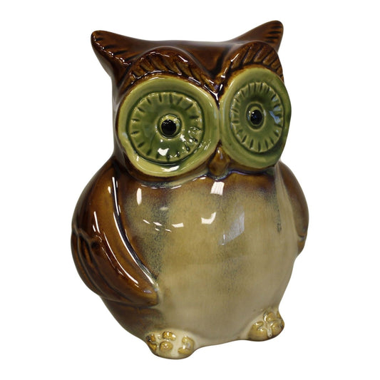 Ceramic Owl Bank - Brown - Ashton and Finch