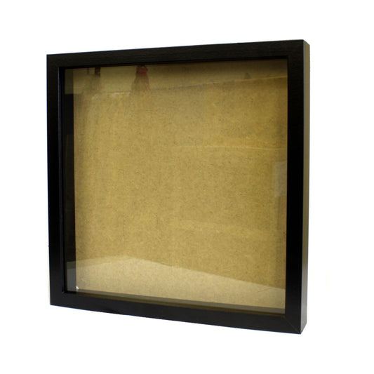 Deep Box Picture Frame 12x12 inch - Black - Ashton and Finch