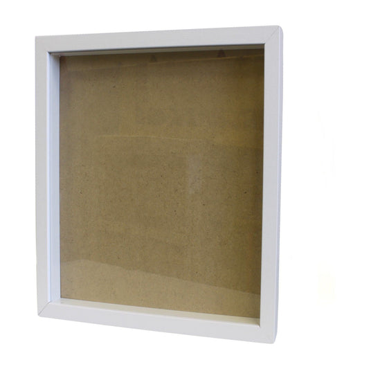 Deep Box Picture Frame 14x12 inch - White - Ashton and Finch