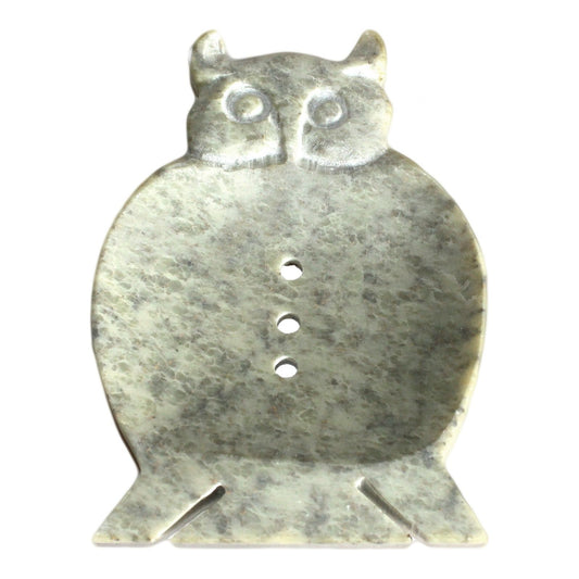 Large Soapstone Dish - Owl - Ashton and Finch