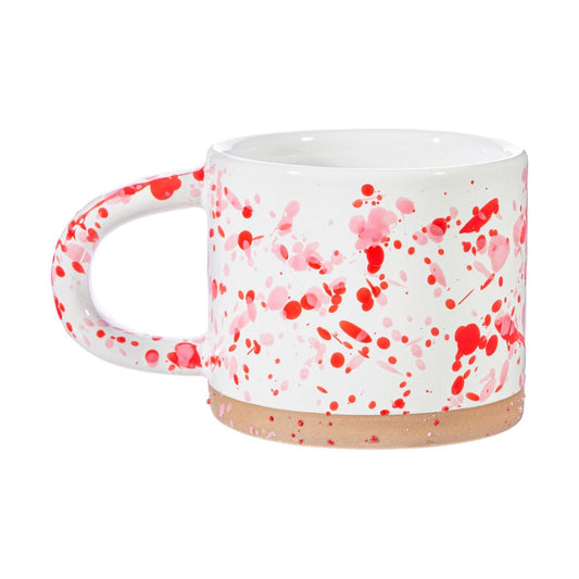 Pink and Red Splatterware Mug - Ashton and Finch
