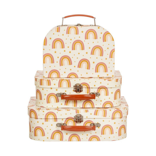 Earth Rainbow Suitcases - Set of 3 - Ashton and Finch