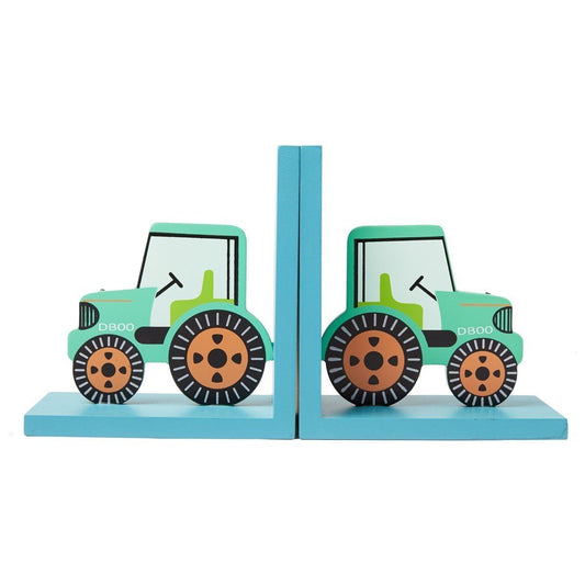 Green Tractor Bookends - Ashton and Finch