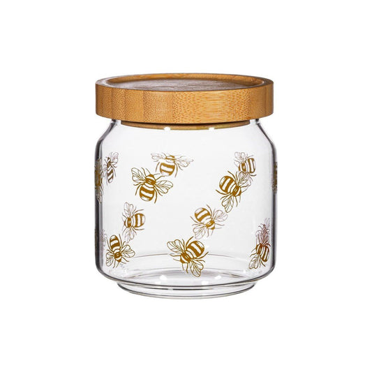 Vintage Bee Glass Storage Jar Small - Ashton and Finch