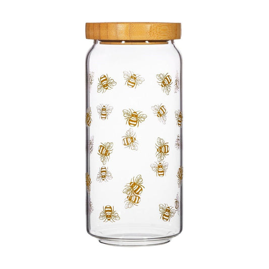 Vintage Bee Glass Storage Jar Large - Ashton and Finch