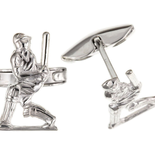 Sterling Silver Cricket Cufflinks - Ashton and Finch