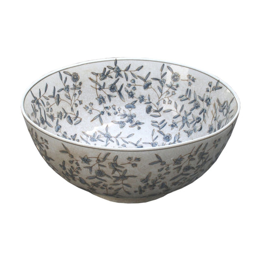 Blue And White Ditsy Print Bowl - Ashton and Finch